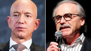 Jeff Bezos, Amazon founder and CEO and David Pecker, Chairman and CEO of American Media, the company behind the National Enquirer.