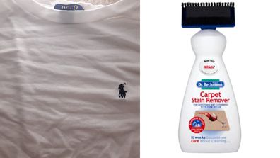 Mum removes stains from white shirt with bargain product