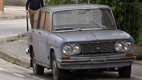 A grey Lancia Fulvia has become a mainstay out the front of a newsstand in Conegliano, in the country's Veneto region.