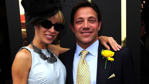 Jordan Belfort, author of The Wolf of Wall Street at the Melbourne Cup.