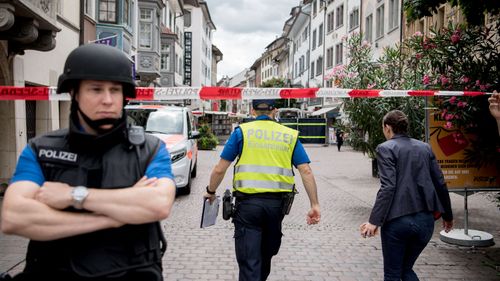 Chainsaw attack in Swiss town