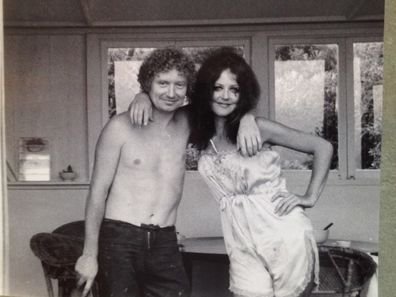 Brett and Wendy Whiteley together, date and photographer unknown. Shared with permission.