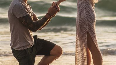 Proposal on the beach