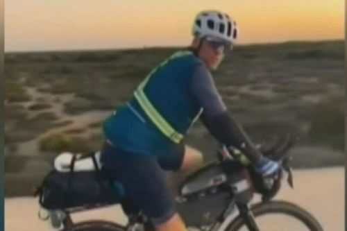 Family and friends of a South Australian cyclist who was killed after being hit by a truck have embarked on a poignant memorial ride to honour his memory. Chris Barker was competing in the Indian Pacific Wheel Ride from Perth to Sydney in March, when he was struck on the Nullarbor. 