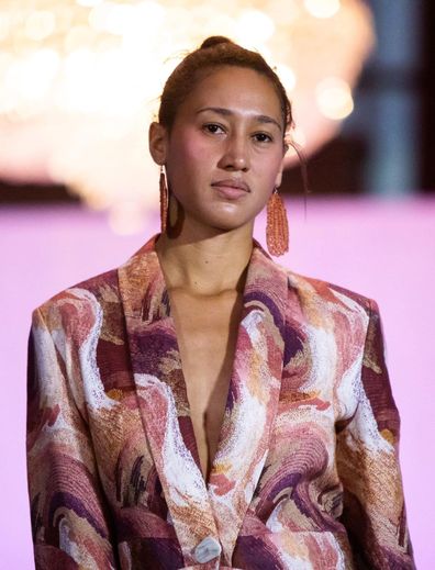 First Nations designers showcase new season trends at London's Australia House during London Fashion Week