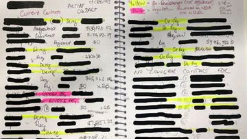 A shonky disability provider has been caught allegedly billing taxpayers for $1 million in fraudulent NDIS claims in a single month. Nine News can reveal the provider tallied their claims in a notebook, scrawling the details in biro. An extract of the notebook shows $940,632 was racked up in just 30 days, including $496,000 in one transaction.