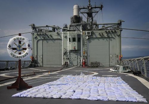 Australian warship makes 2nd big drug bust