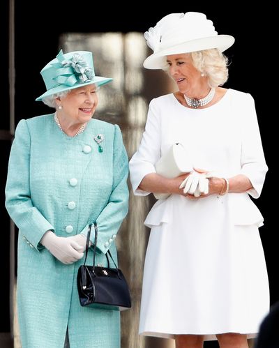 With Queen Elizabeth