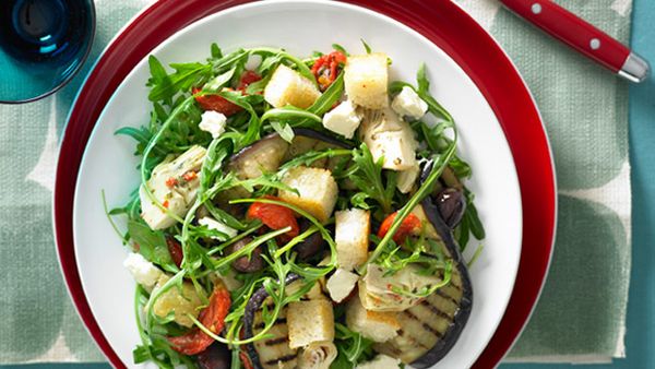 Char-grilled vegetable salad for $9.40