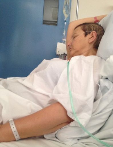 Cancer Karina Stell Life Interrupted book in hospital