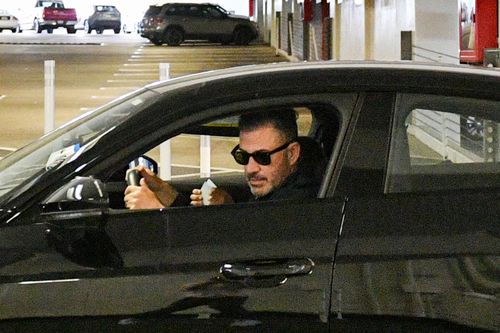 Jimmy Kimmel é visto em 18 de setembro de 2025 em Los Angeles, Califórnia. 