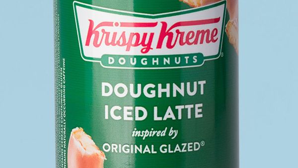 Krispy Kreme&#x27;s doughnut iced latte