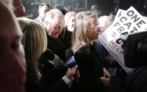 Adelaide Archbishop Philip Wilson, 67, was  sentenced today for concealing child sex crimes. (AAP)