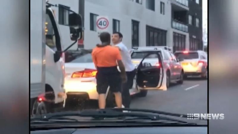 Sydney Drivers trade blows in road rage brawl | Nine.com.au