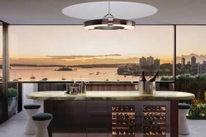 Penthouse at Sydney complex comes with a green onyx hotel-worthy bar overlooking the harbour