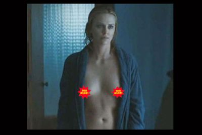 Charlize has many starkers scenes to her name, like this one from <i>The Burning Plain</i>.