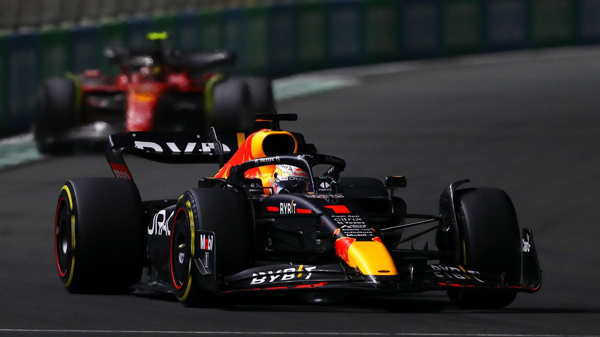 Verstappen overtakes Leclerc late on to win Saudi Arabian GP