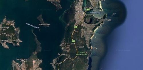 The early stages of the investigation suggest the man swam at the unpatrolled northern end of Caves Beach on Tuesday.