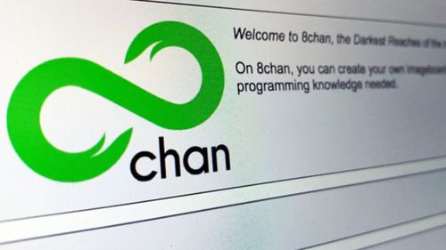 8chan, an internet forum popular with white supremacists, is one of many similar websites to hosthate speech that have law enforcement struggling to keep up with and regulate their dark online
communities.