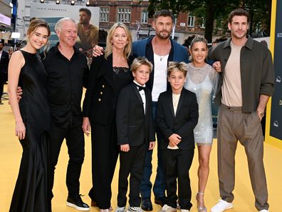 Gabriella Brooks, Craig Hemsworth, Leonie Hemsworth, Tristan Hemsworth, Chris Hemsworth, Sasha Hemsworth, Elsa Pataky and Liam Hemsworth