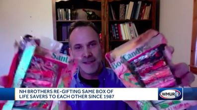 Brothers have re-gifted the same box of Life Savers to each other each Christmas since 1987