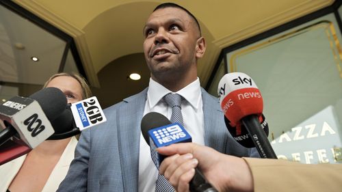 Kurtley Beale after being found not guilty of sexual assault.