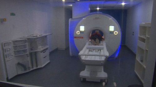 The MRI machine is an exciting addition to Modbury hospital's equipment. Image: 9News