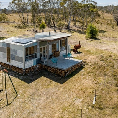 Recycled cabin in country NSW is attractive with its $565,000 guide