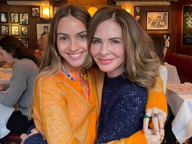 Trinny Woodall with her daughter.