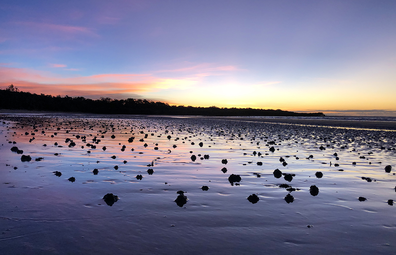 Sunrise at Birany Birany homeland, in East Arnhem Land