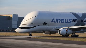 Airbus Beluga XL safely landed in UK
