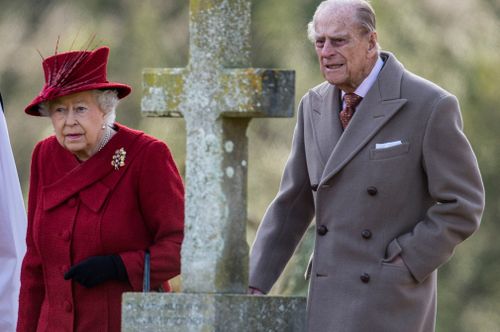 La Reina y el Príncipe Felipe en febrero de 2018. Imagen: GETTY