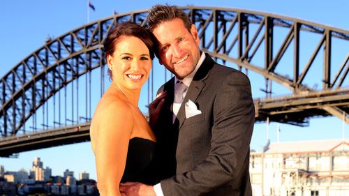 Mr Rofe appeared on "Married At First Sight" with fellow contestant, Clare Tamas. (9NEWS)