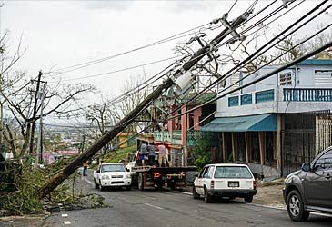 Which hurricane devastated Puerto Rico in 2017?