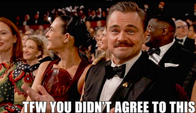 Leonardo DiCaprio meme the oscars 