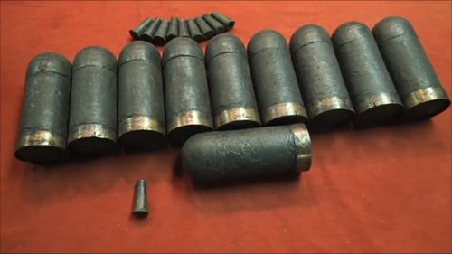 Artillery shells. (YouTube/Aquachigger)