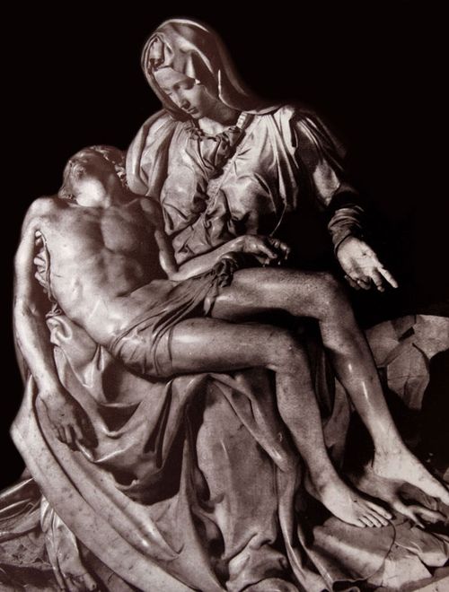 Michelangelo's Pieta has inspired many artworks over the centuries.