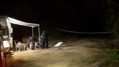 Scene where human remains were found in search for missing Queensland teenager Pheobe Bishop 