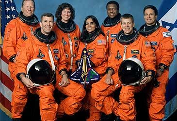 Which Space Shuttle disintegrated upon reentering Earth's atmosphere in 2003?