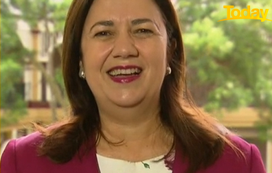 Annastacia Palaszczuk laughed when Karl Stefanovic apologised. 