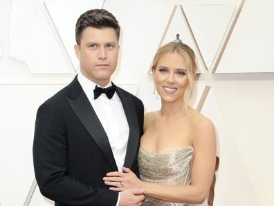 Scarlett Johansson and Colin Jost