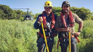 Outback Wrangler stars Chris &quot;Willow&quot; Wilson and Matt Wright.