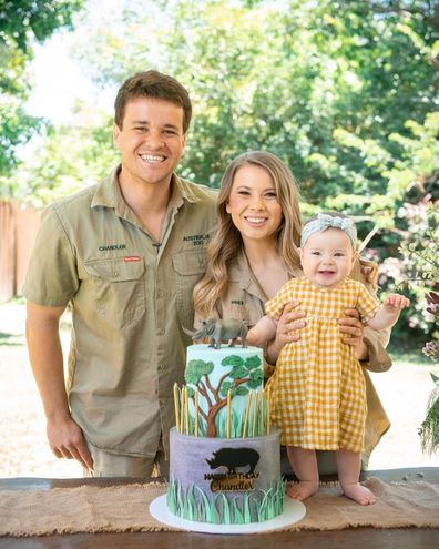 Bindi Irwin, Chandler Powell's daughter Grace Warrior Irwin Powell