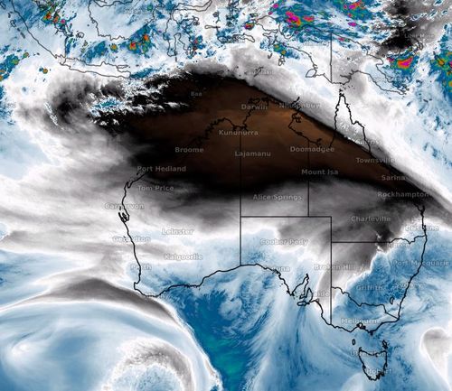 Rain has swept over parts of Australia, though not enough to make up for the recent drought. (Weatherzone)