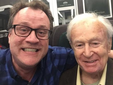 Russel T Davies and William Russell
