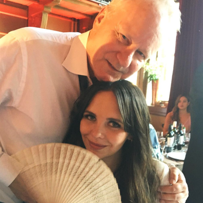 Eija Skarsgard with her father Stellan.