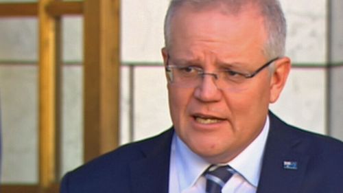 Scott Morrison addressed COVID-19.