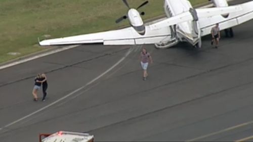 All five passengers are safe. (9NEWS)