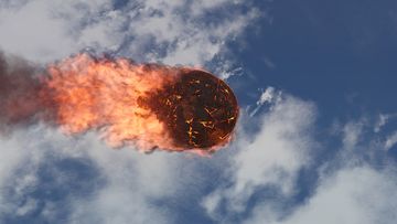 "A fireball was detected over Greenland on July 25, 2018 by US Government sensors at an altitude of 43.3km." Picture: iStock Photo