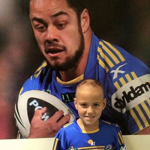 ‘Rest in peace legend’: Jarryd Hayne’s heartbreaking tribute to young Parramatta fan who died after cancer battle